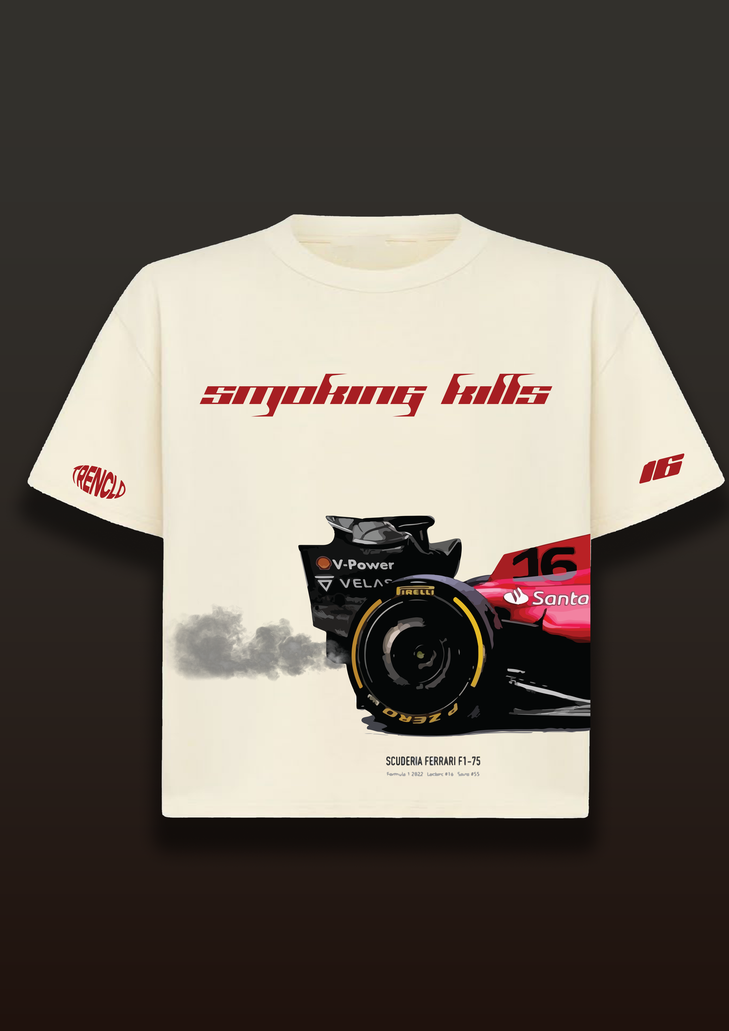 F1 TSHIRT FORMULA ONE RACING T-SHIRT HOT SELLER (OVERSIZED) Charles Leclerc Edition