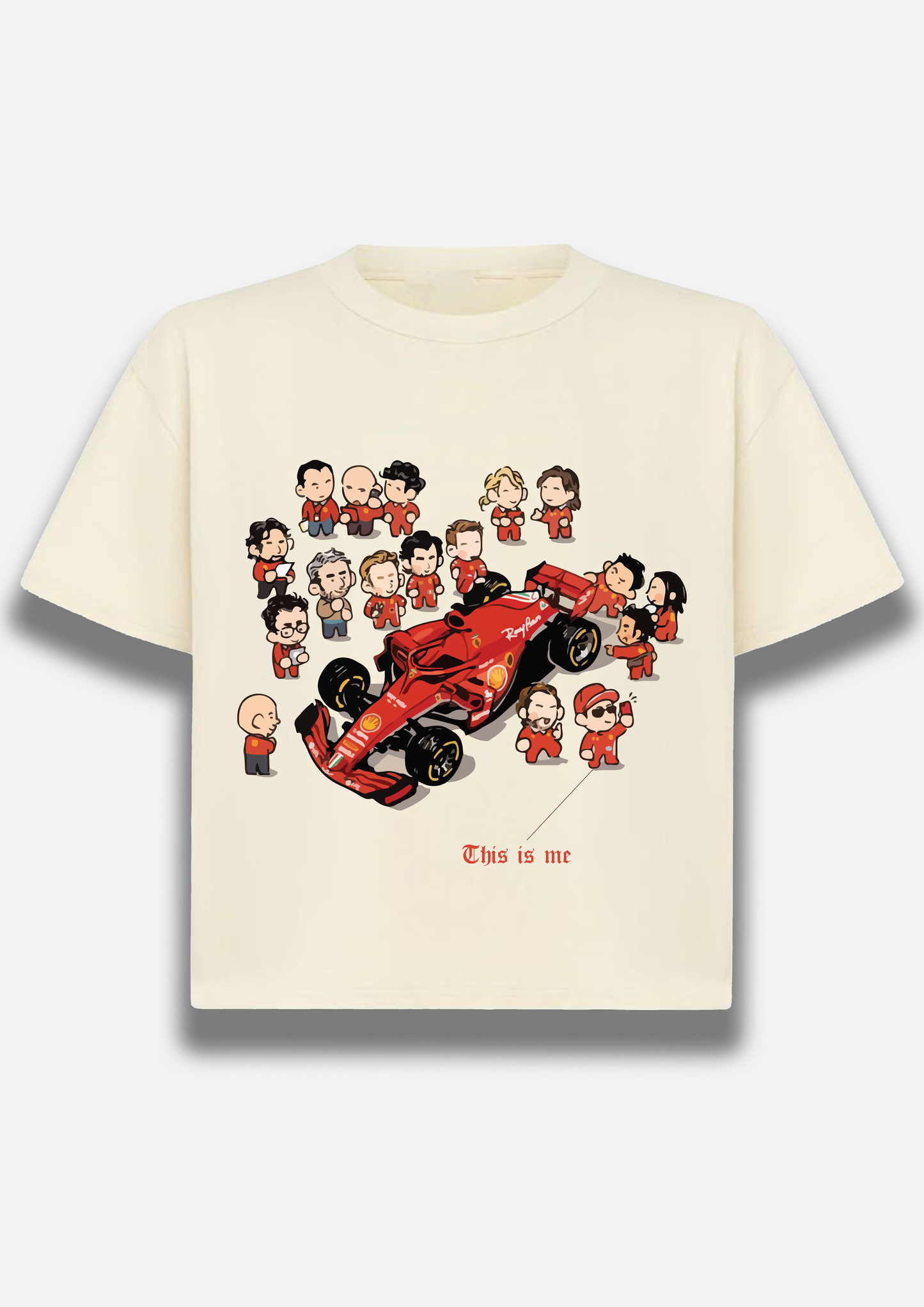 Ferrari F1 Tshirt | Formula One Oversized Tshirts