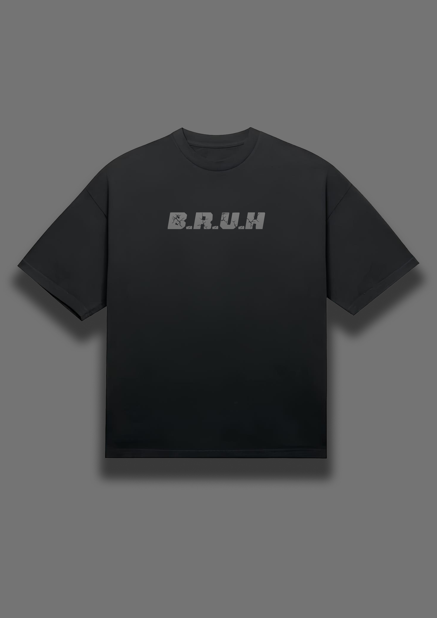 BRUH Oversized Gym T-Shirt for Men – Streetwear Fit, Workout Ready