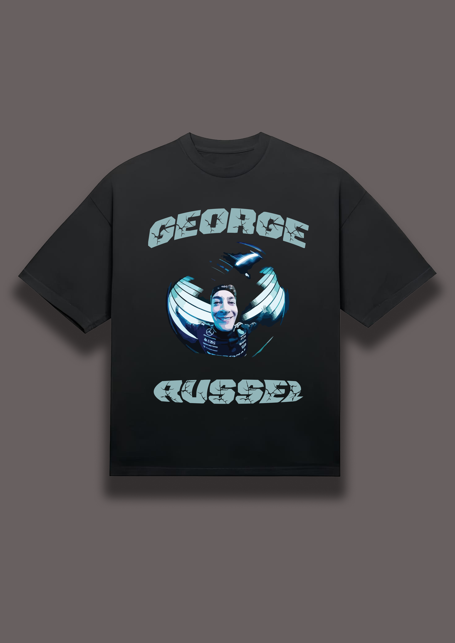George Russel Oversized F1 Tshirts | Formula one tshirts
