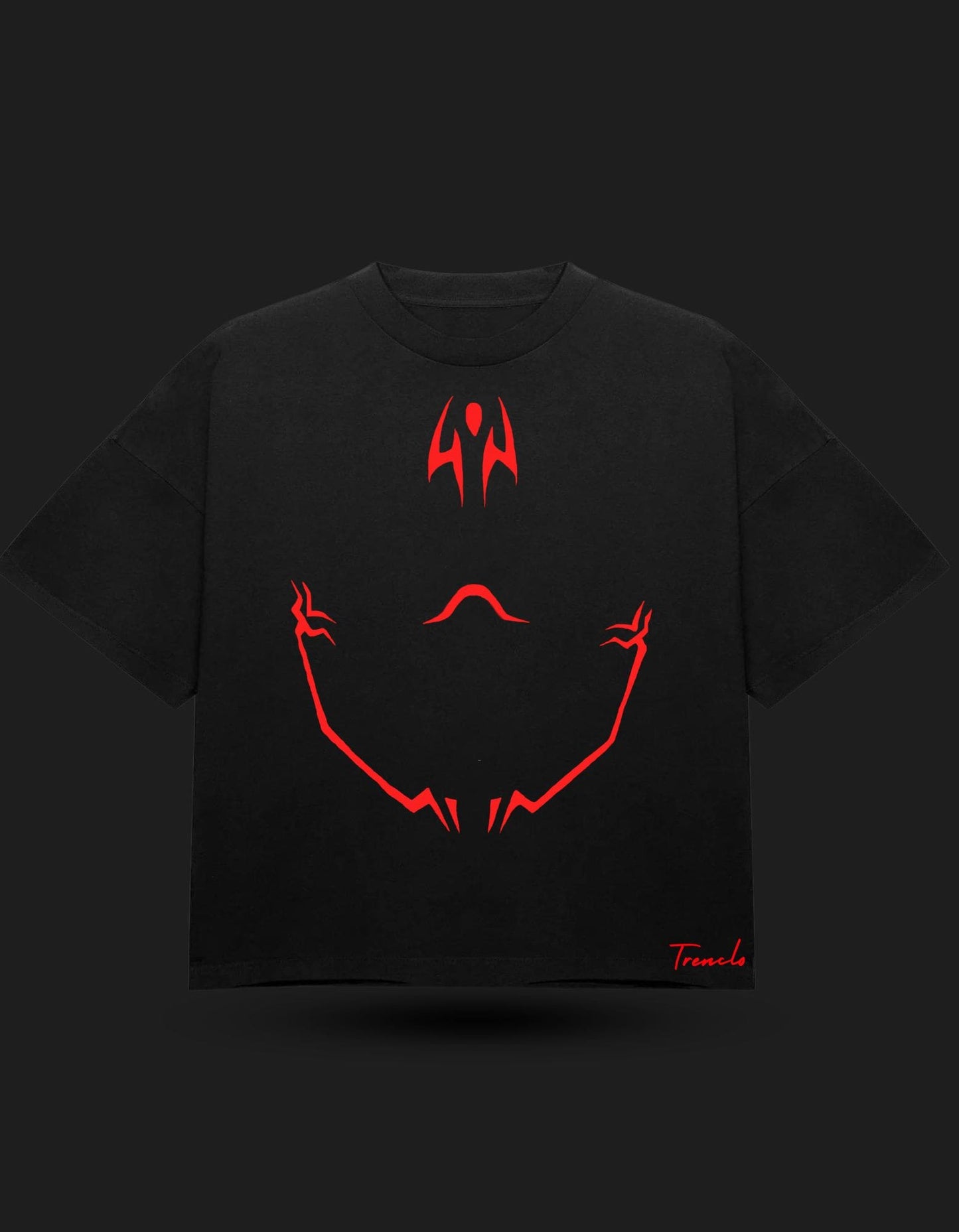 Sukuna Face Tattoo Tshirt | Oversized Tshirt | Anime Tshirt Collection