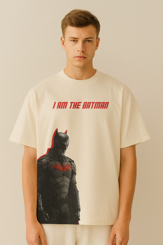 BATMAN OVERSIZED TSHIRT | I AM THE BATMAN GRAPHIC TSHIRT