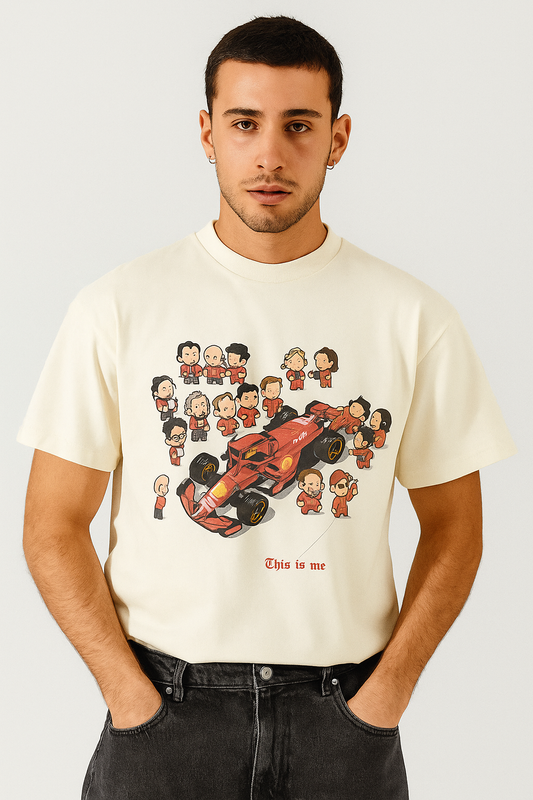 Ferrari F1 Tshirt | Formula One Oversized Tshirts