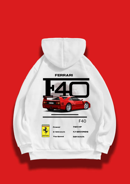 CAR HOODIES | FERRARI F40 HOODIE | OVERSIZED HOODIES | HOT SELLING HOODIES | FERRARI HOODIES