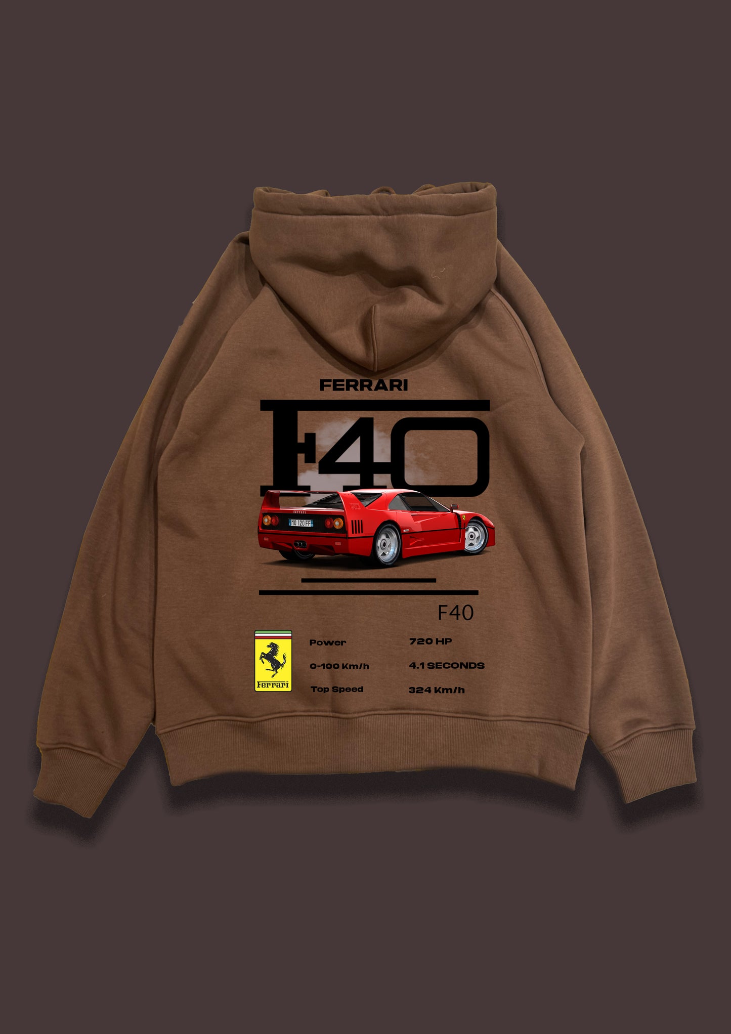 CAR HOODIES | FERRARI F40 HOODIE | OVERSIZED HOODIES | HOT SELLING HOODIES | FERRARI HOODIES