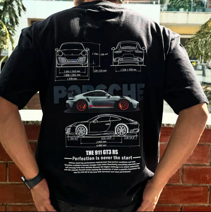 Porsche Tshirt | Oversized Tshirt | Porsche 911 GT3 RS