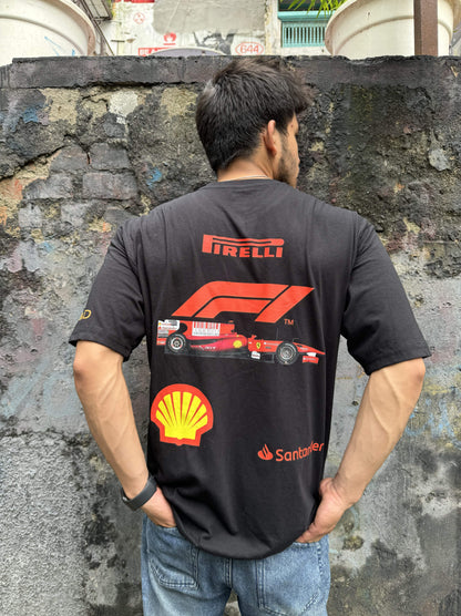 Scuderia Ferrari F1 Tshirt | Formula One Racing | Oversized Tshirt