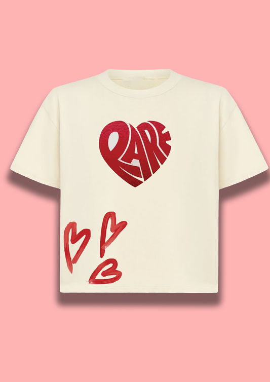 Cute Heart Printed Tshirt For women | Rakshabandhan Gifts for sisters