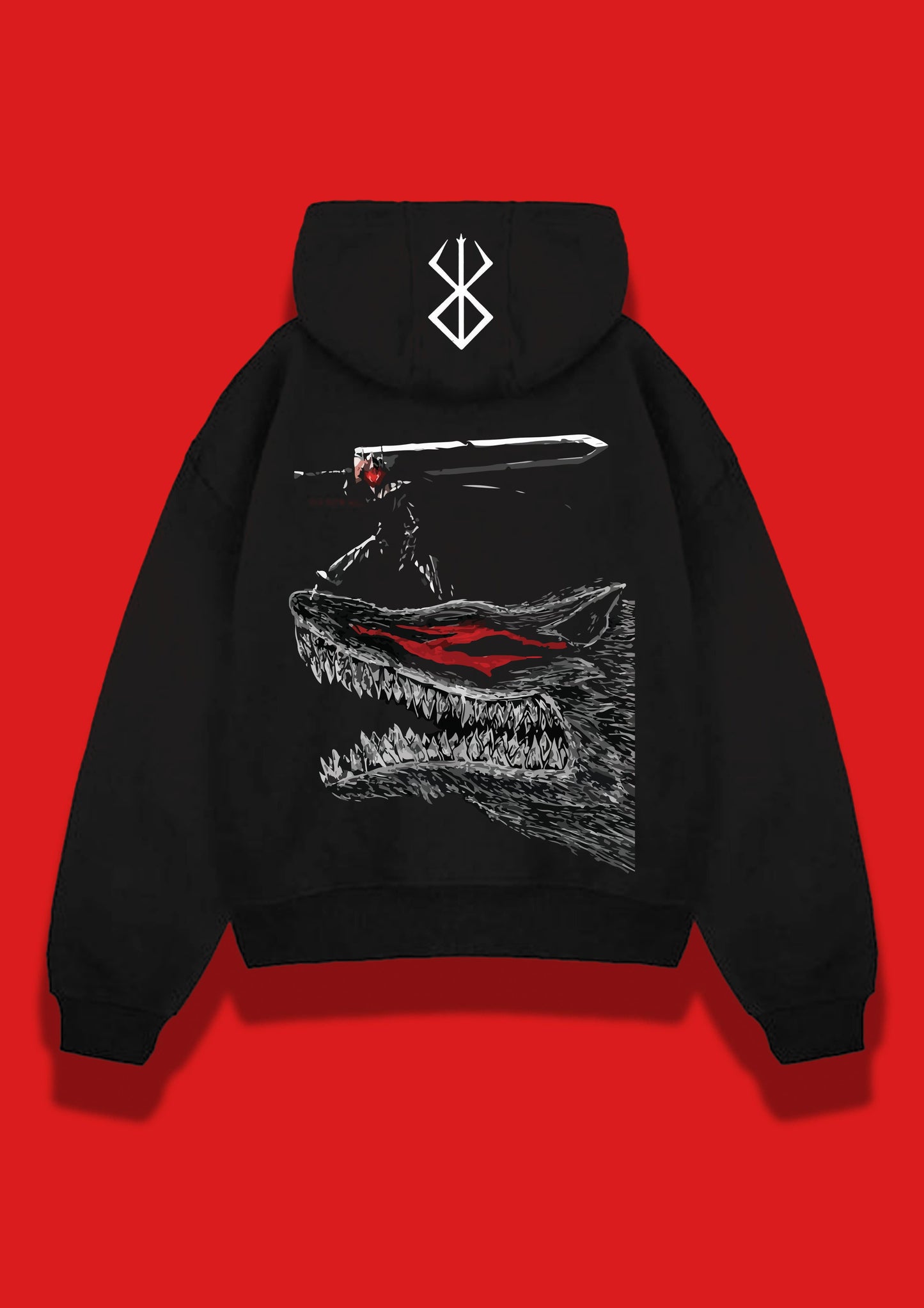 Berserk Sword Hoodie | Guts Hot Selling Hoodie | Oversized Hoodie | Anime Hoodies