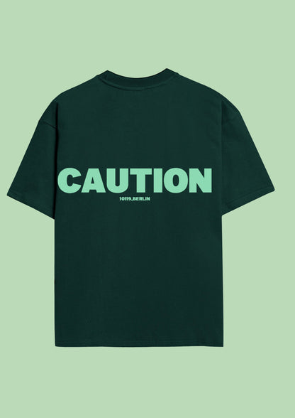 Caution Tshirt | Unisex Tshirt | Oversized Tshirt