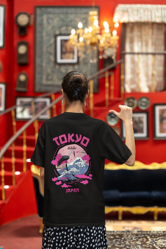 Tokyo Retro Tshirt | Oversized Tshirt | Valentine's Day Sale