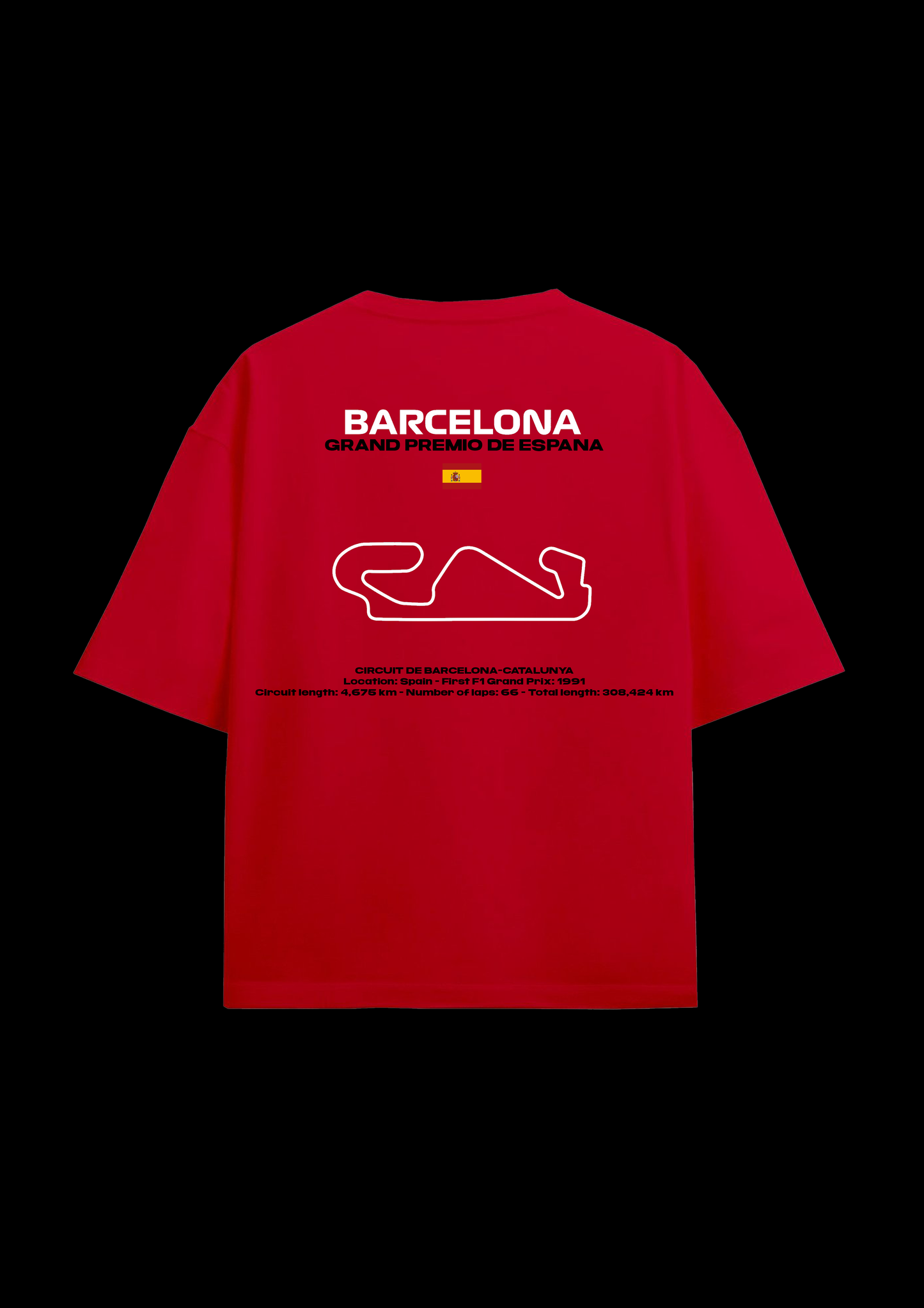 F1 RACE TRACK TSHIRT | F1 OVERSIZED TSHIRTS UNISEX