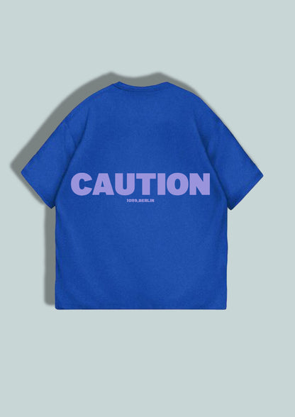 Caution Tshirt | Unisex Tshirt | Oversized Tshirt