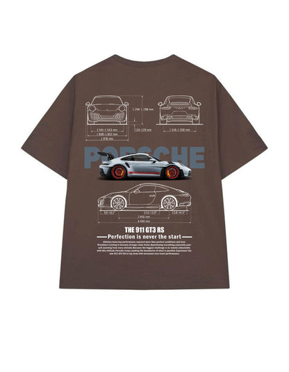 Porsche Tshirt | Oversized Tshirt | Porsche 911 GT3 RS